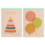 Let's party & Hip hip hooray Birthday Card Set (PCK16)