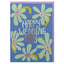 Colourful 'Happy Wedding Day' Greeting Card With Beautiful Mint And Lilac Flowers