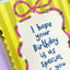 I hope your birthday is as special as you (DYD03)