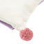 Raspberry Blossom Square Tufted Cotton Cushion - Cozy Vibes Only (RB126)