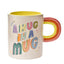 Raspberry Blossom 3D Letter Mug - Hug In A Mug (RB105)