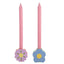 Raspberry Blossom Set of 2 Candle Holders (RB104)