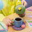 Raspberry Blossom Mug & Coaster Set (RB106)