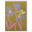 Colourful Birthday Card Lilac And Pink Flowers