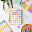 Rainbow cheques daily planner (HAP06)