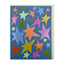 Mini Congratulations Greeting Card Colourful Stars Pattern