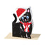Black & White Christmas Kitten (BOM09)