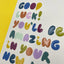 Good Luck! You'll be amazing in your new job (GDV63)