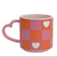 Raspberry Blossom Chequer & Heart (RB107)