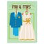Mr & Mrs - wedding wardrobe (BRS39)
