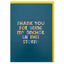 Thank you for being my anchor in this storm (SUN05)