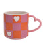 Raspberry Blossom Chequer & Heart (RB107)