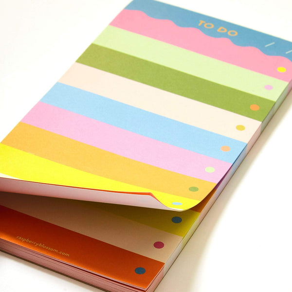 Rainbow Wave 'To Do' List Pad