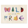 Wild and Free' Childrens Typographic Print