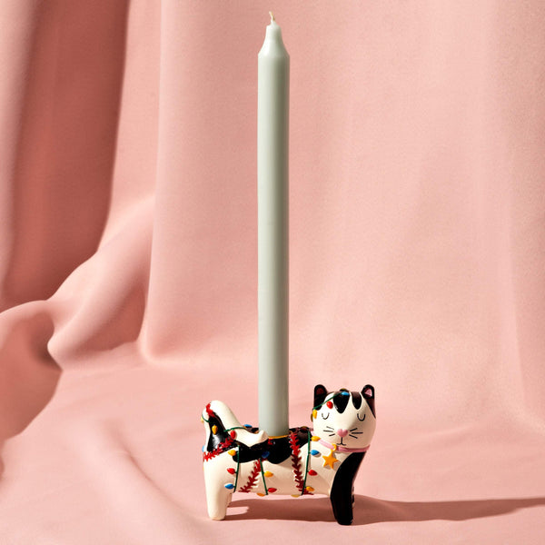 Cat Shaped Candle Holder