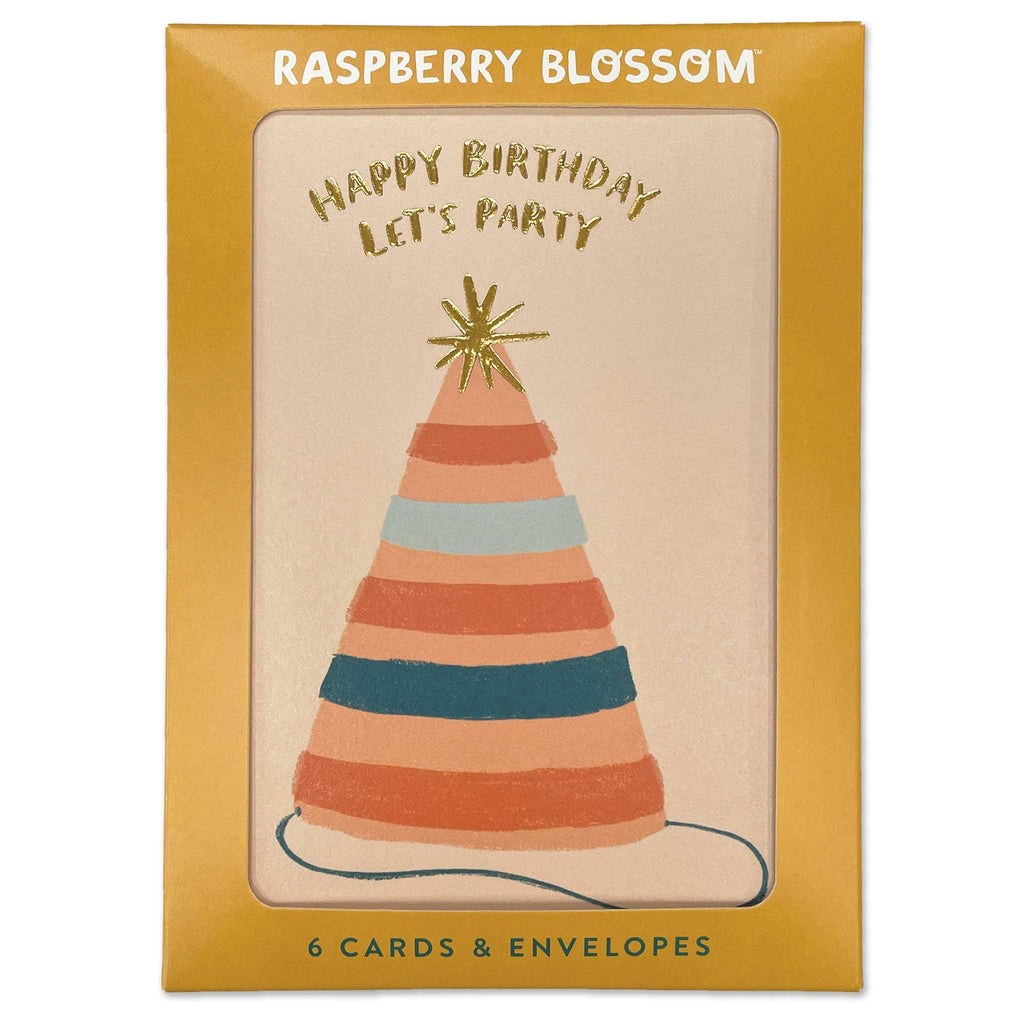 Let's party & Hip hip hooray Birthday Card Set