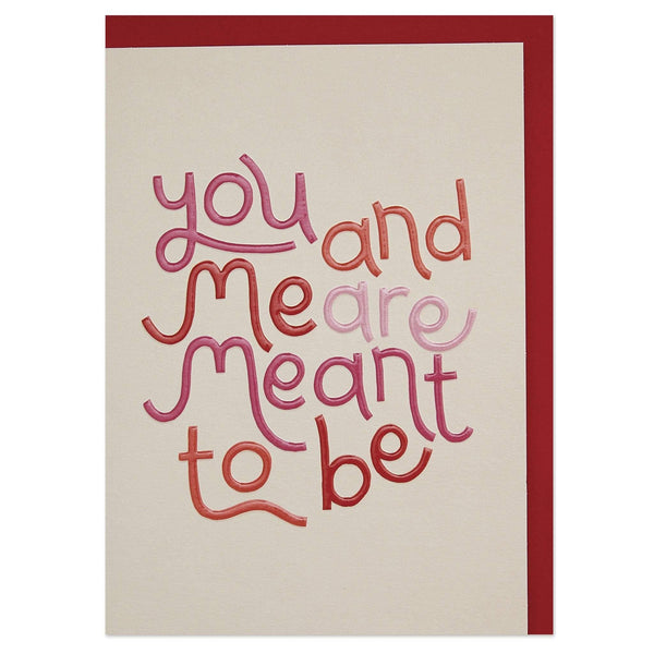 You and Me are meant to be