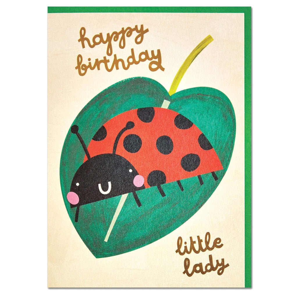 Happy Birthday little lady' Ladybird