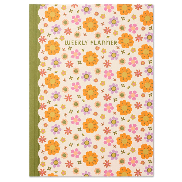 Retro Floral Weekly Planner