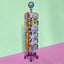 Floor Spinner Central Purple Pole & 3D Printed Topper