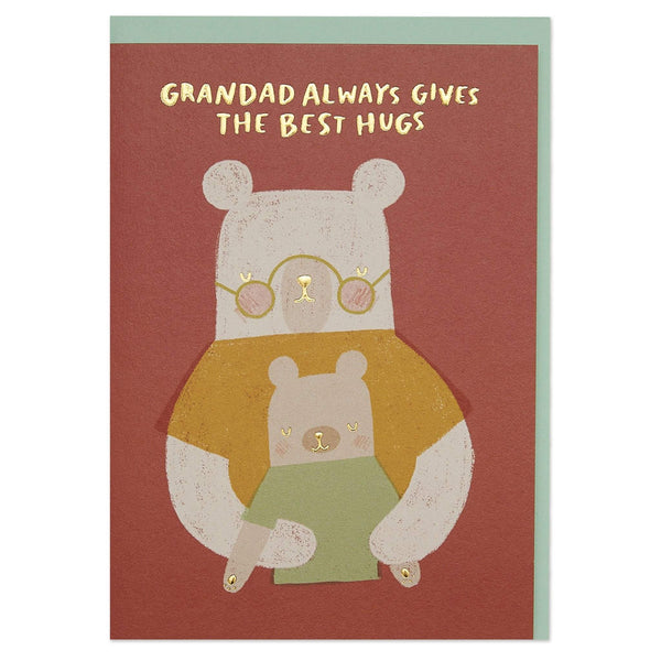 Grandad always gives the best hugs