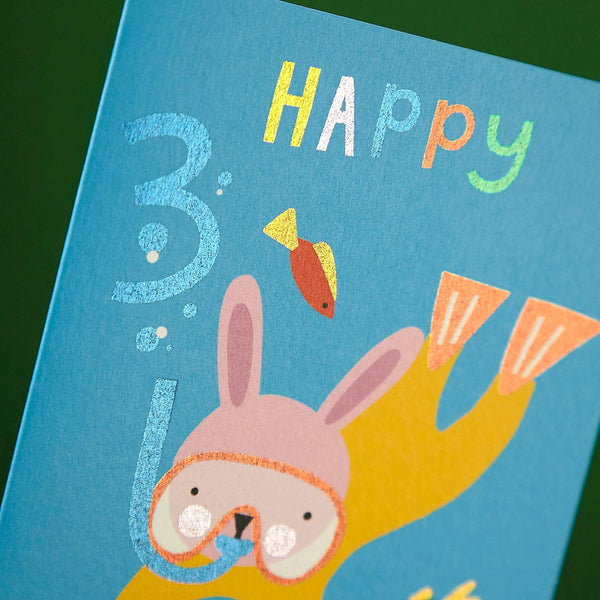 Happy Birthday - 3 - Bunny Scuba Diver